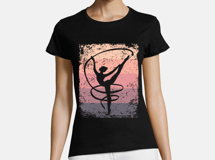 Camiseta gimnasta banda retro gimnasia laTostadora