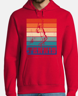 giocatore di tennis in colori retrò