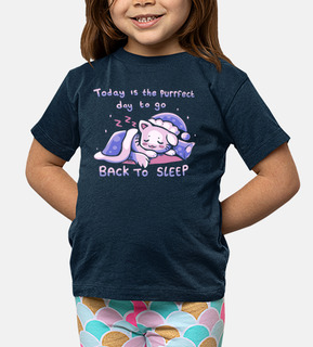 giorno perfetto per tornare a dormire - maglietta per bambini