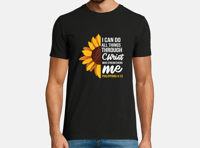 Camiseta girasol filipenses 4 13 biblia... | laTostadora