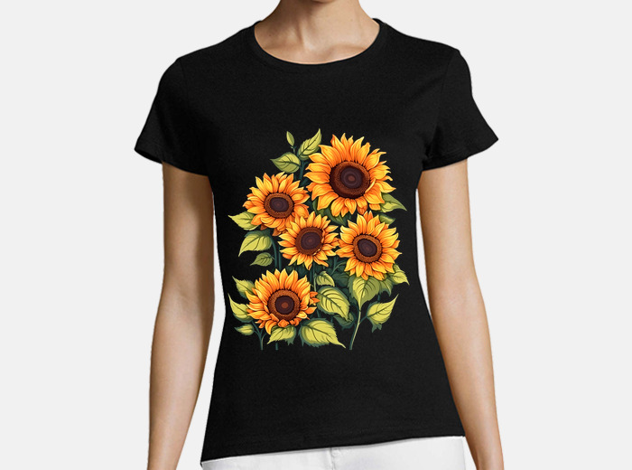 Camisetas Mujer Girasoles Env o Gratis laTostadora