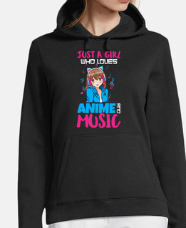 Girl Loves Anime And Music Musician