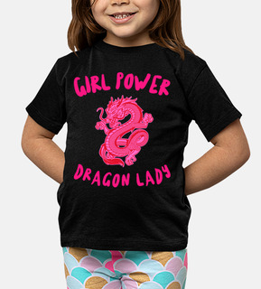 girl power dragon lady un drago rosa