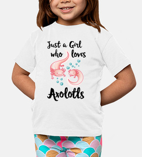 Girl who loves Axolotls Cute Axolotl