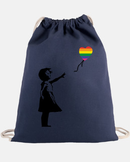 Girl with balloon LGTB