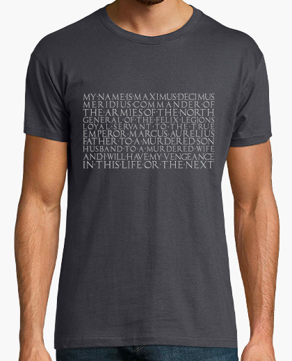Gladiator t-shirt with the best movie phrase