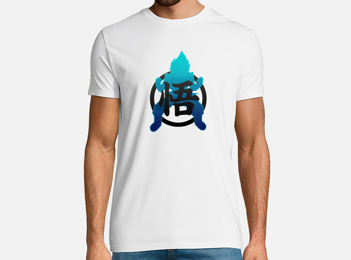 Camiseta goku blue kanji | laTostadora