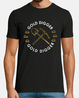 Gold Digger Gold Miner Hammer Shovel Gold Panning