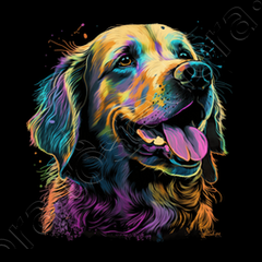 Golden retriever online pop art