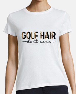 golf hair dont care golf lover funny cute womens golfing