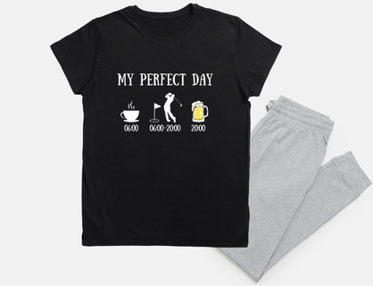 golf man humor golfer perfect day