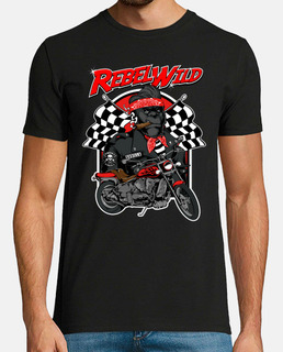 gorille Rocker motos motard t-shirt humour rockers rebelles motards sauvages
