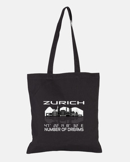Gps Coordinates City Zurich Skyline