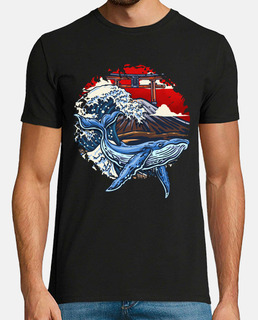 Gran Ola y Ballena Japón Yin Yang