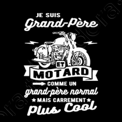 Tee Shirt Grand Pere Et Motard Humour Tostadora Tee Shirt Grand Pere Et Motard Humour Tostadora