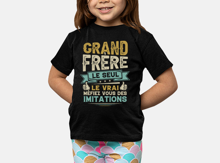 T-shirt enfant - Je serai bientôt Grand-frère - Noir 12mois