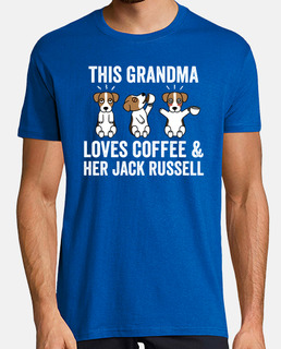 grandma loves coffee jack russell