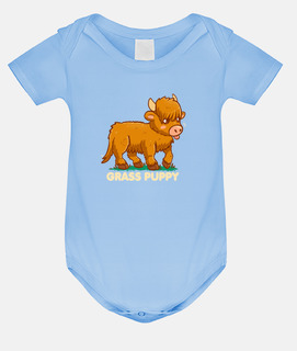 Grass Puppy - Scottish Highland Cow