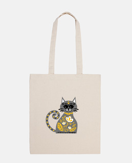 gray cat with sunglasses