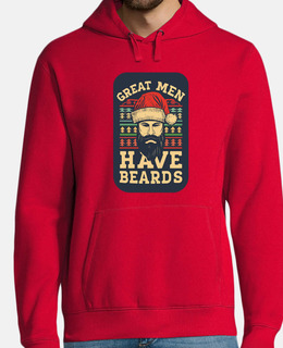 Great Men Have Beards Vintage Christmas