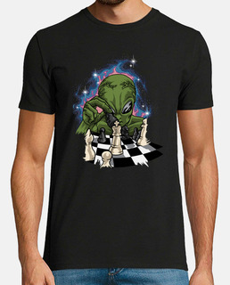Green Alien With Chessboard  Chess