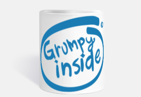 grincheux à l&#39;intérieur