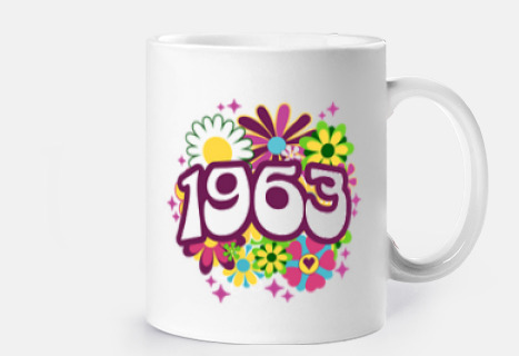Groovy 1963 Mujer 60 Años Cumpleaños