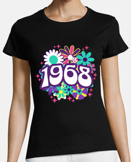 Groovy Retro 1968 Woman 55th Birthday