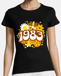 Groovy Retro 1983 Woman 40th Birthday