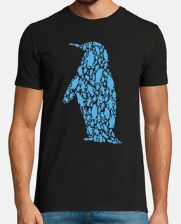 groupe de pingouins mignon neige cool p