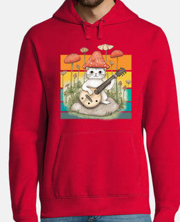 Guitar Music Mushroom Hat Musician