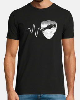guitar player guitar plectrum heartbeat music