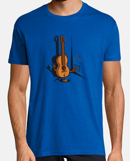 L/'Instrument De Musique Battement De Coeur Guitare T-Shirt