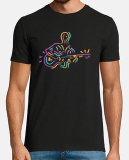 guitariste abstrait moderne