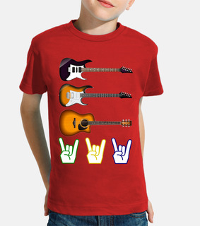 guitarras manos cuernos