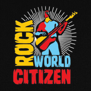 T-shirt chitarrista rock
