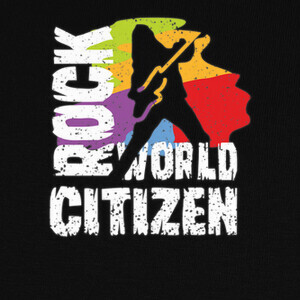 rock world citizen guitarist T-shirts