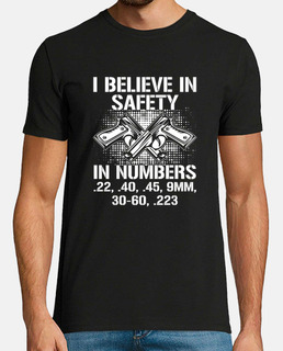 Gun Owner I Believe in Safety Numbers 22 40 35 9MM