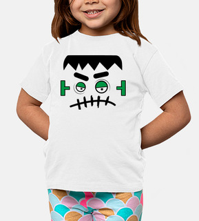 HALLOWEEN CARA FRANKESTEIN CAMISETA INFANTIL