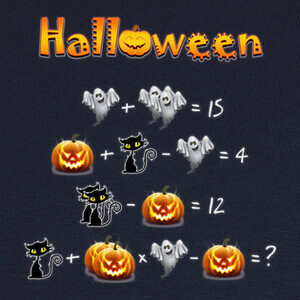 Camisetas Halloween Math