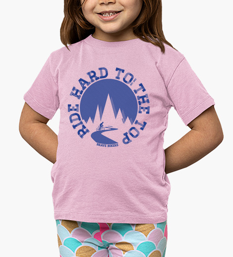 Hard ride to the top kids t-shirt