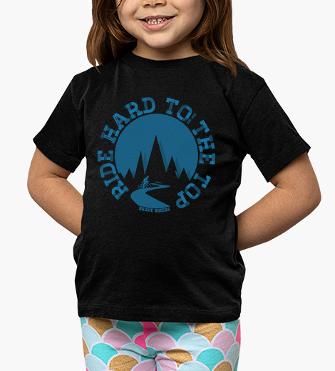 Hard ride to the top kids t-shirt