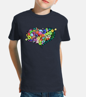 HEART niñe corta