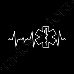 Heartbeat Ems Emt First Responder Hero T Shirt Tshirt