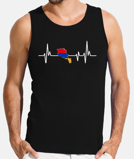 heartbeat design drapeau arménien armén