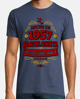 Hecho en 1957 Barcelonista desde que nací
