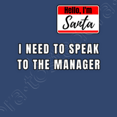 Hello i am santa job funny quote manage... | tostadora Hello i am santa job funny quote manage... | tostadora