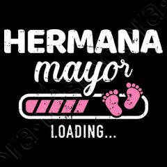 Hermana mayor loading kids t-shirt