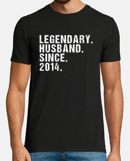 herren mari légendaire depuis 2014 geschenk zum 5 hochzeitstag graphic