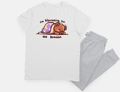 Hibernating this Season - Cute Pajama Set